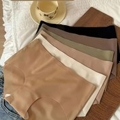 Resim Kadınlar için Dikişsiz Orta Bel İç Çamaşırları 6'lı Paket - Yumuşak Nefes Alabilen Kumaş, Makinede Yıkanabilir, 6 Düz Renk (Bej, Siyah, Kahverengi, Gri, Lacivert, Toprak Rengi) - Rahat Günlük Giyim 