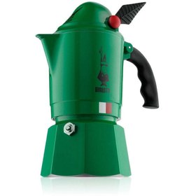 Resim Bialetti Alpina Moka Pot 3 Cup Yeşil 