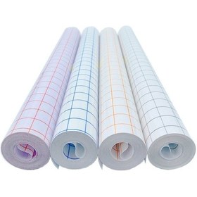 Resim Sones 30cm X 500cm Kendinden Yapışkanlı Şeffaf Kafes Pvc Vinil Konumlandırma Transfer Filmi Siyah 