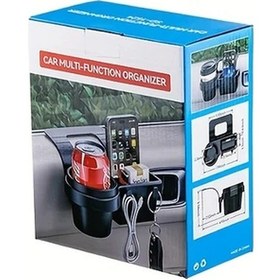 Resim Dashanshop 4ü1 Araç Kapısı Organizatörü Telefon Bardak Anahtar Saklama Isoftıx 