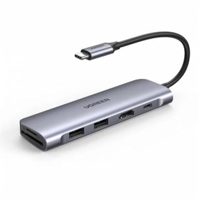 Resim Ugreen Type-C to HDMI USB 3.0 TF SD PD Dönüştürücü Çok Fonksiyonlu Adaptör 24 Ay Garantili Hızlı Gönderi