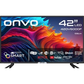 Resim Onvo 42OV6000F 42" 106 Ekran Uydu Alıcılı Full HD Android Smart LED Televizyon Onvo