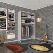 Resim Kenzlife giysi dolabı hayrettin 180*120*40 byz gardırop 