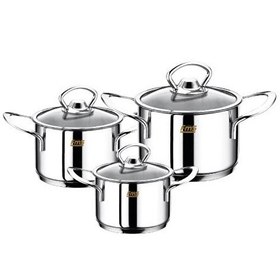 Resim Fms Pera 6 Parça Mini Çelik Metal Tencere Seti 5024 