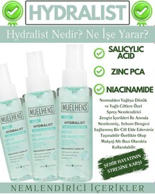 Resim Muelhens Hydralist Yağlı Ciltler Nemlendirici Sprey 110 ML 