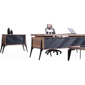 Resim Bubu Home Alaçatı Ofis Masa Takımı 