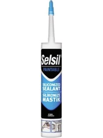Resim Selsil Silikonize Mastik Beyaz 500 Gr 