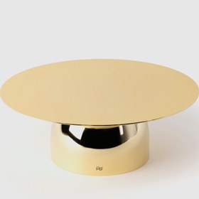 Resim Kubbe Büyük Kek Standı, Pirinç 