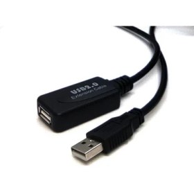 Resim Beek Ba-Usb2-Ext-15-1 15 mt USB 2.0 To USB 2.0 Erkek-Dişi Ic Chip Fe1. 1s USB Uzatma Kablosu 