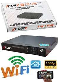 Resim Fury 4 Kameralı 1080P 2 MP Görüntü Gece Renkli Full HD Ultra LED Gece Renkli Güvenlik Kamerası Seti 500 GB 