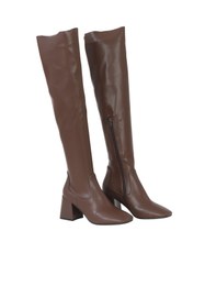 Resim Bueno Shoes Kahverengi Deri/streç Kadın Topuklu Çizme 42wc6304 