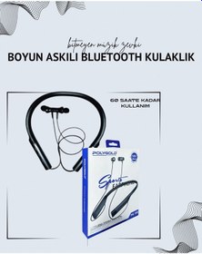 Resim Polygold Pg-100 Boyun Askılı Kablosuz Kulaklık 200 Saat Bekleme Diğer 