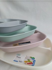 Resim 3 Bölmeli Çerez Ve Kahvaltı Tabağı 100 Adet 