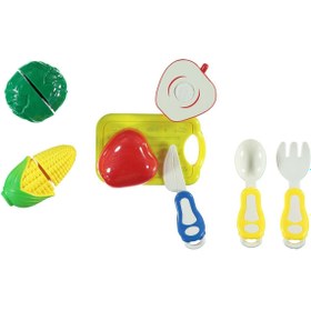 Resim Birlik Oyuncak 10 Parçalı Meyveli Kesilebilen Yemek Dünyası - Standart / Standart 