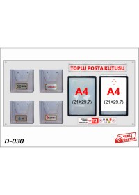 Resim Maben D-30 Toplu Posta Kutusu 