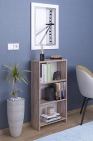 Resim ABETE 3 Raflı Kitaplık Atlantik Çam 