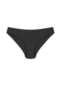Resim Papatya Bikini Model 3'Lü Paket %100 Pamuk Siyah Kadın Külot Siyah 