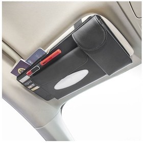Resim Geeksen Araç İçi Çok Amaçlı Mendillik - Gözlük Tutucu Ve Güneşlik Askılı Pratik Aksesuar 1 Adet 