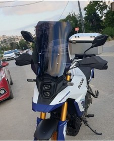 Resim Motocam Suzuki V-strom 800 De Ön Cam 2023-2026 Model 50cm Siyah Renkli 4mm 