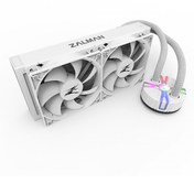Resim Zalman 240mm Reserator5 Z24 Wh Sıvı Soğutmalı İşlemci Fanı Beyaz 