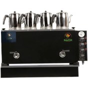 Resim 4 Demlikli Siyah Bürotipi Çay Ocağı Ofistipi Elektrikli Çay Kazan 