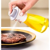 Resim Spreyli Cam Yağ Sirke Şişesi 