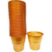 Resim BARDAK PLASTİK GOLD 25'Lİ 