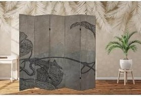 Resim Doğa Temalı Özel Tasarım Paravan Room Divider TYBParavan-1012100408501, 180 x 180 