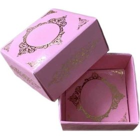 Resim Komple Karton Kutu Saray Desen Gold Yaldız 4X4X2 Cm (50 Adet) Pe 