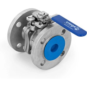 Resim Iki Parçalı Tepe Flanşlı Paslanmaz Flanşlı Küresel Vana 
