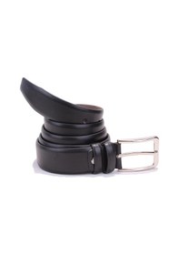 Resim Dagoster Dmk26-302 Siyah 3,5 Cm Suni Deri Erkek Kemer Siyah 