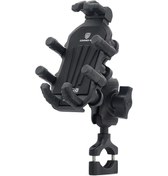 Resim Mufunye Titreşim Sönümleyicili Motosiklet Telefon Tutucu Tutucu Motosiklet Cep Telefonu Tutucu 360 Ayarlanabilir Dönme Motosiklet Gidon Tutucu 