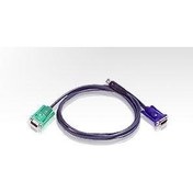 Resim ATEN-2L-5203U USB KVM (Keyboard/Video Monitor/Mouse) Switch İçin Kablo, 3 metre, 1 x 15 pin SPHD erkek <-> 1 x Monitör 15 pin HDB erkek, 1 x Klavye / Mouse USB A erkek 
