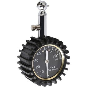 Resim Ximistore9 Taşınabilir Lastik Basınç Ölçer - 0-60 Psı Mekanik Göstergeli, Gece Okuma Kolaylığı 