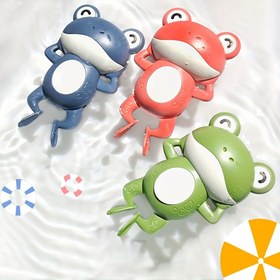 Resim PANLYNNER 1pc Frog Banyo Oyuncak - Toksik Olmayan Plastik, Çin anakarası Üretimi, 0-3 Yaş İçin Su Oyunu, İdeal Duş Arkadaşı, Cadılar Bayramı ve Noel Hediyeleri İçin Uygundur 