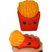 Resim Patates Kızartması Sukuşi Anti Stres Oyuncağı Squishy 