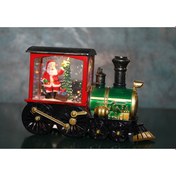 Resim Trenli Yılbaşı Işıklı Kar Küresi Model 1 