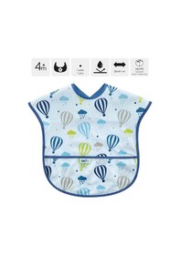Resim Babyjem Baskılı Blw Kolsuz Mama Önlüğü Balon Desen 