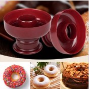 Resim Premium Yuvarlak Şekerlik Kalıbı - Yapışmaz DIY Fırın Aleti, Donut, Bisküvi, Kekler için - Restoran, Gıda Kamyonu, Fırın ve Ev Kullanımı için Uygundur 