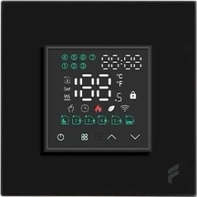 Resim Akıllı Oda Termostatı - Siyah 