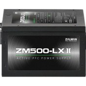 Resim Zalman ZM500-LXII 500W Active 120 mm Fanlı Güç Kaynağı 