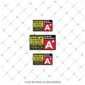 Resim Bt63 Kaskimi Cikarma Yazili A Rh Pozitif (+) Kan Grubu Etiketi 