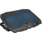 Resim FRISBY FNC-5230ST 13" ~ 17" ABS Plastik Siya Notebook Soğutucu 