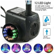 Resim 15w 800l/h Çeşme Pompası, Gölet Pompası, Çeşme Pompası, Bahçe Pompası, Çeşme 