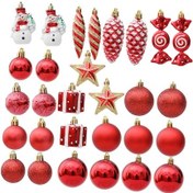 Resim Homyl 29 Adet Yılbaşı Ağacı Asılı Süsler Veranda Tatil 15,5x8x23 Cm 