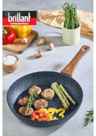 Resim Alpha Bio Granit Tava 20 Cm Antrasit 