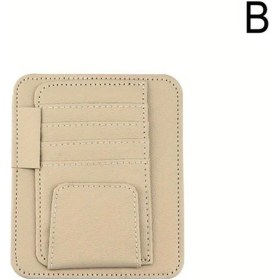 Resim Hightower Bej Güneşlik Kart Gözlük Bozukluk Çok Cepli Suni Deri Organizer Çanta 