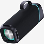 Resim Linktech R125 Premium IPX4 Sertifikalı Işıklı Siyah Bluetooth Hoparlör 