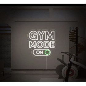 Resim Gym Mode On Neon Led Renkli 