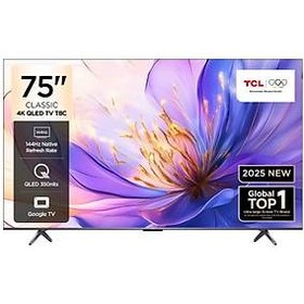 Resim TCL 75T8CGTV 4K QLED 75" 144HZ GOOGLE TV 